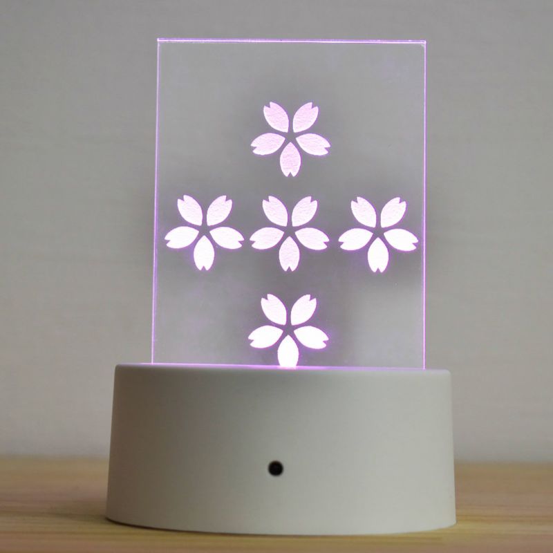 アクリルLEDスタンドライト | アクリル板のDIYカット品・加工品